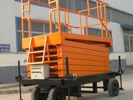 可伸縮臺(tái)面升降臺(tái)，有著較高的承載能力